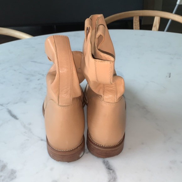 Cole Haan cream leather boots - Picture 3 of 4